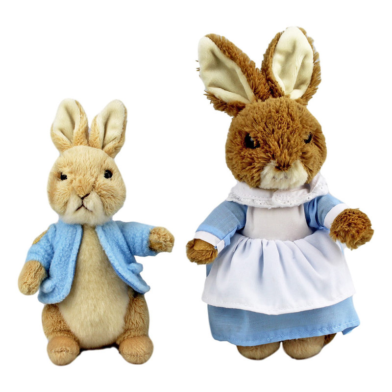 peter rabbit book and stuffed animal