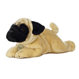 plush black pug