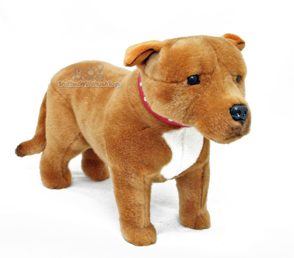 american staffordshire terrier stuffed animal