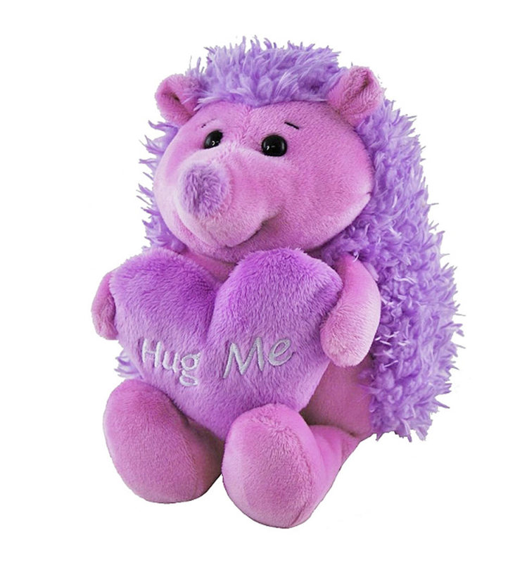 purple hedgehog plush