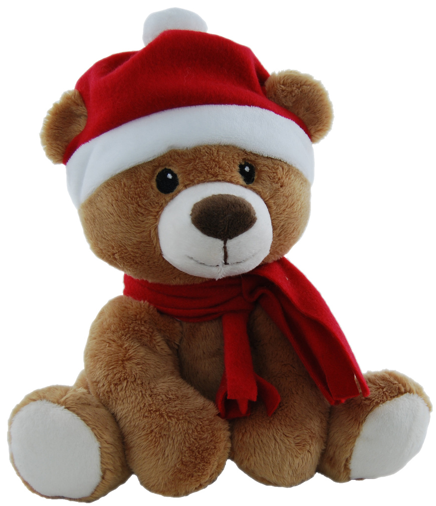 Christmas Teddy Bear with Scarf Christmas soft plush toy