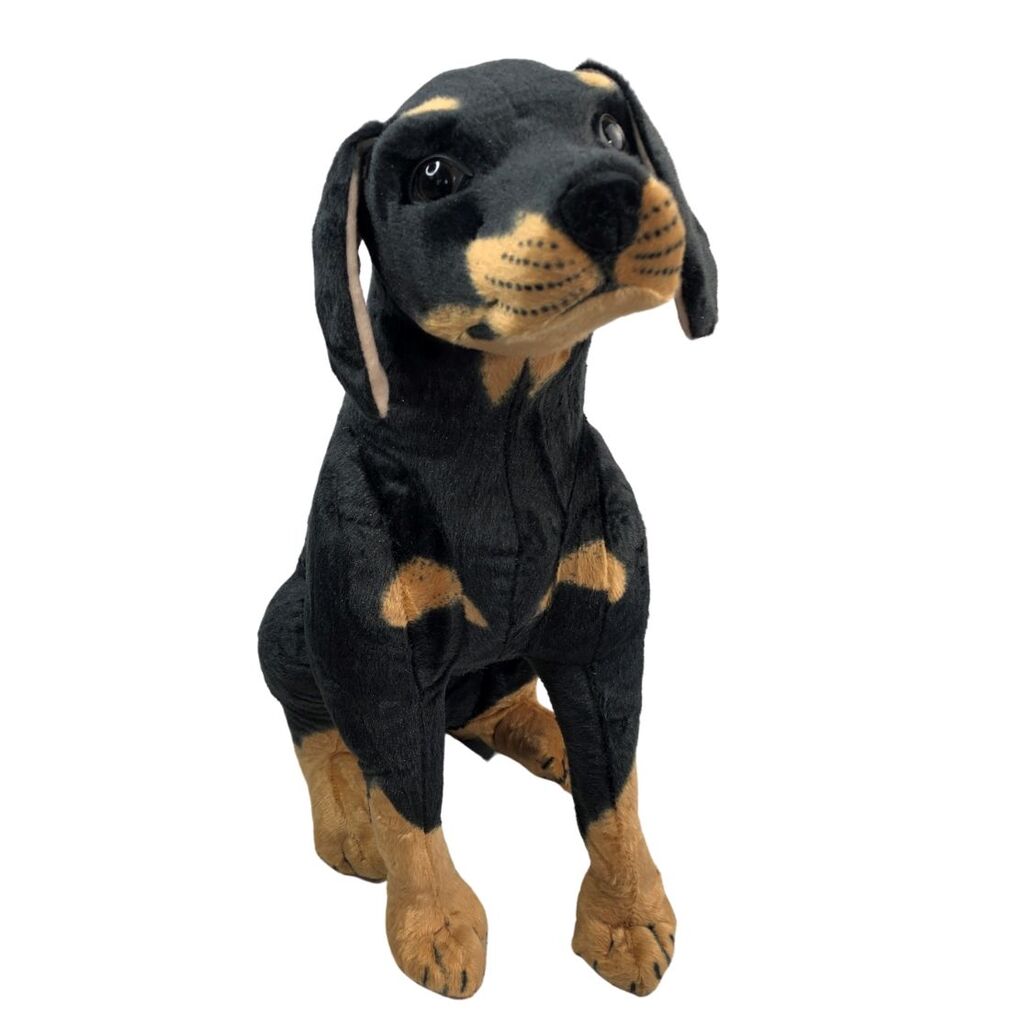 stuffed rottweiler dog