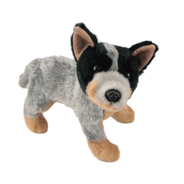 stuffed blue heeler dog