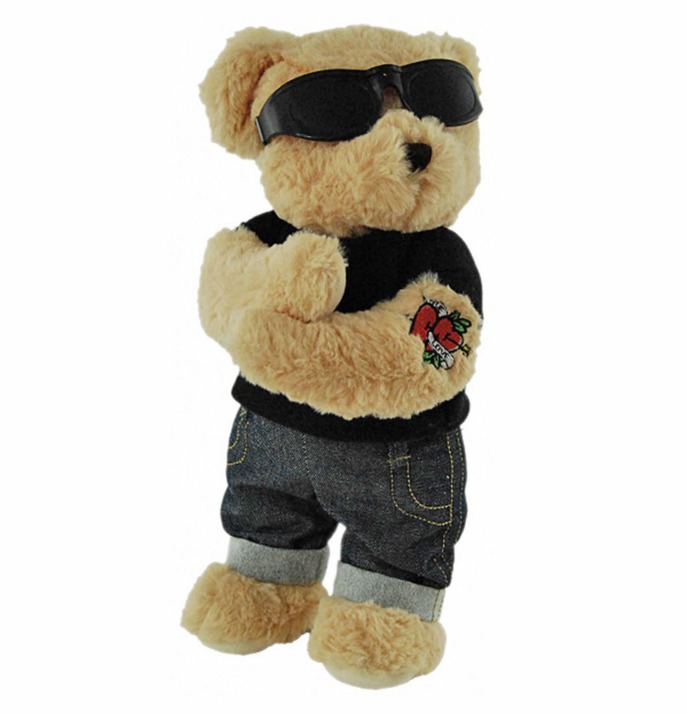 teddy bear with sunglasses
