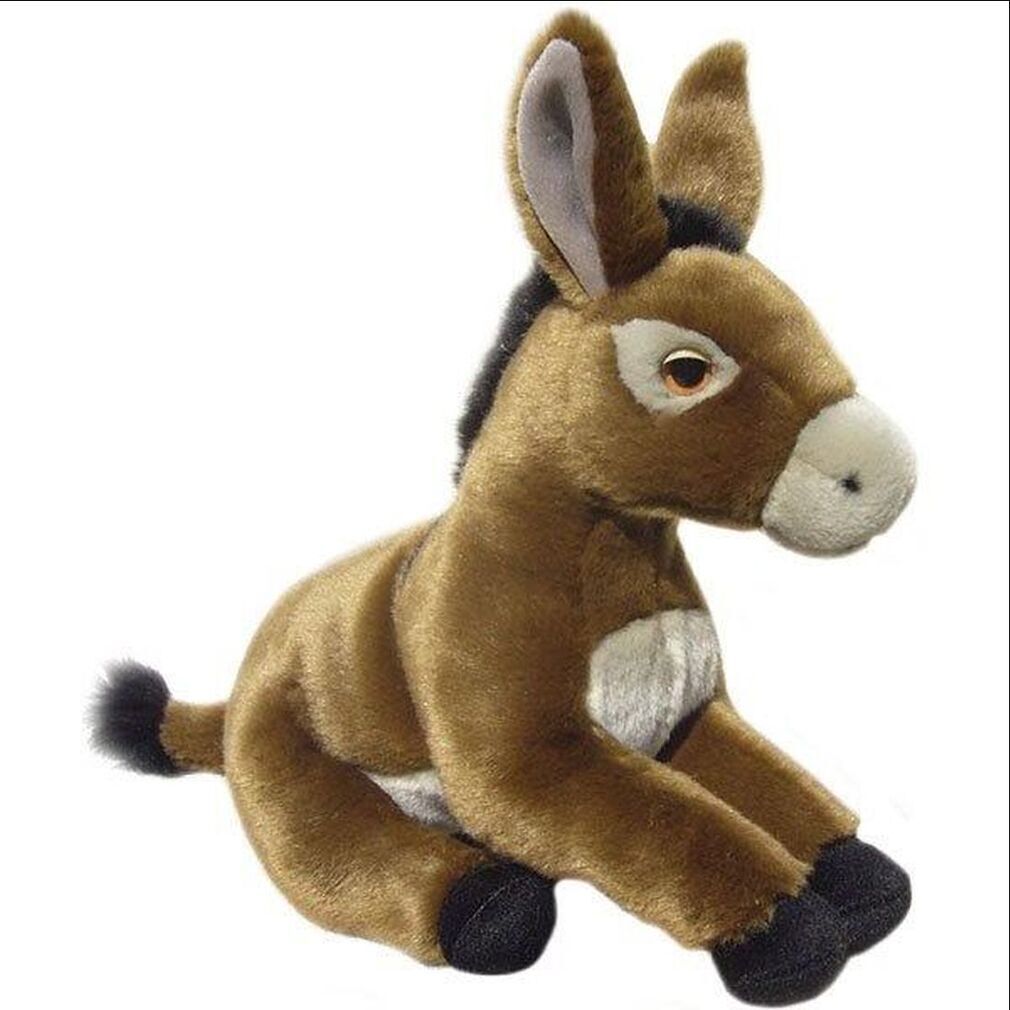 Brown Donkey soft plush toy|36cm|stuffed animal|Faithful Friends