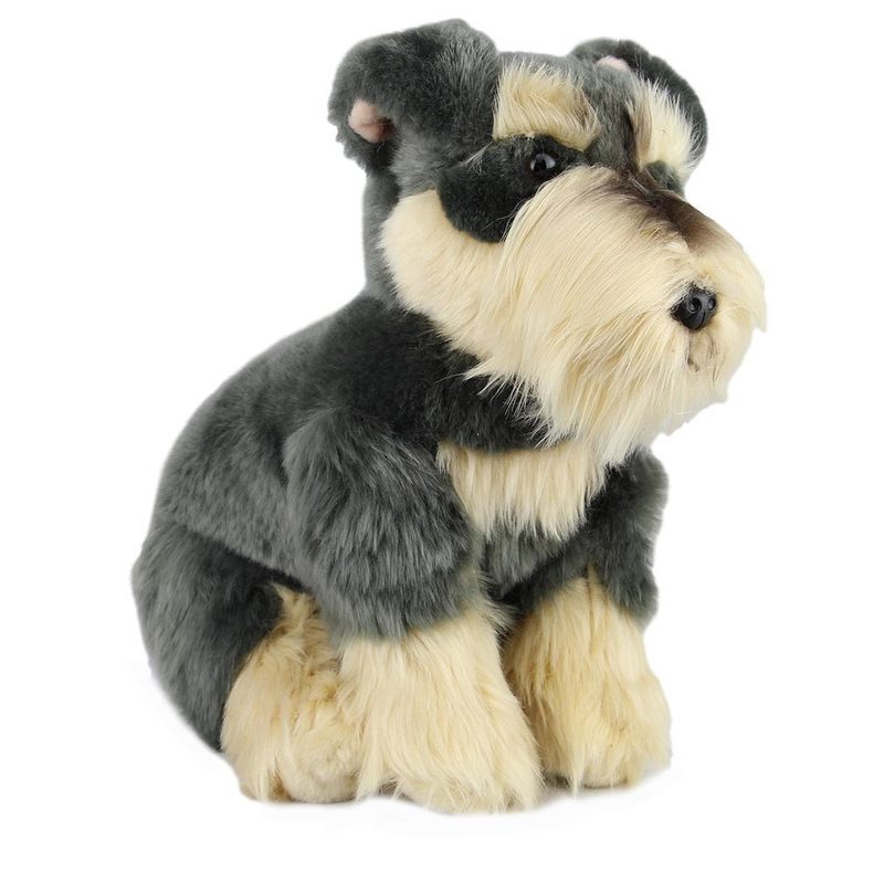 stuffed schnauzer dog