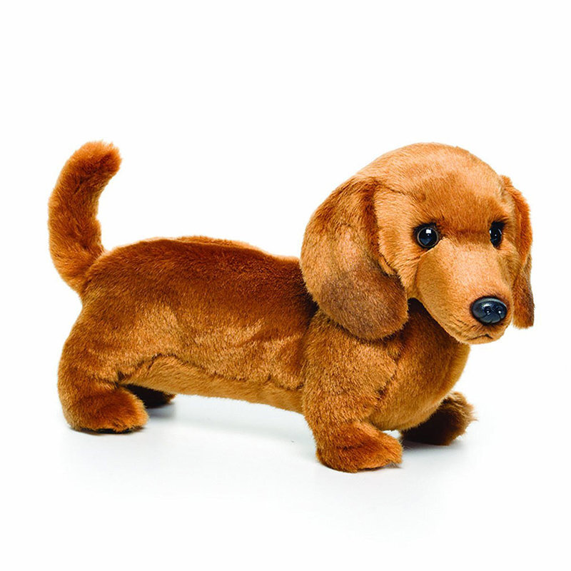 sausage dog cuddly toy