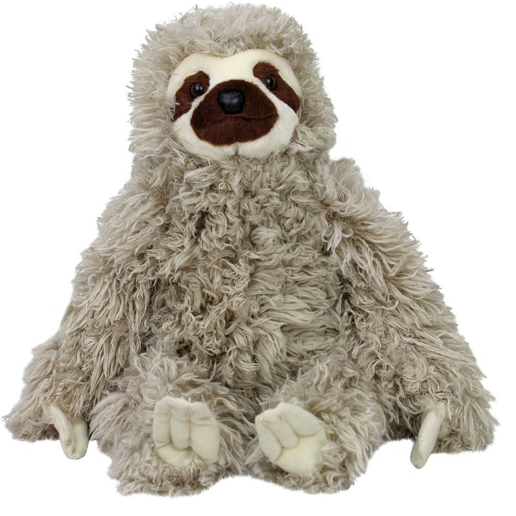 cuddly sloth teddy