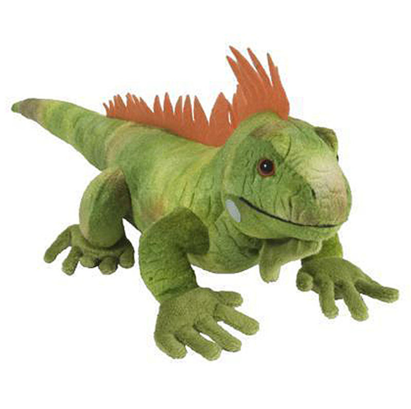 green lizard stuffed animal