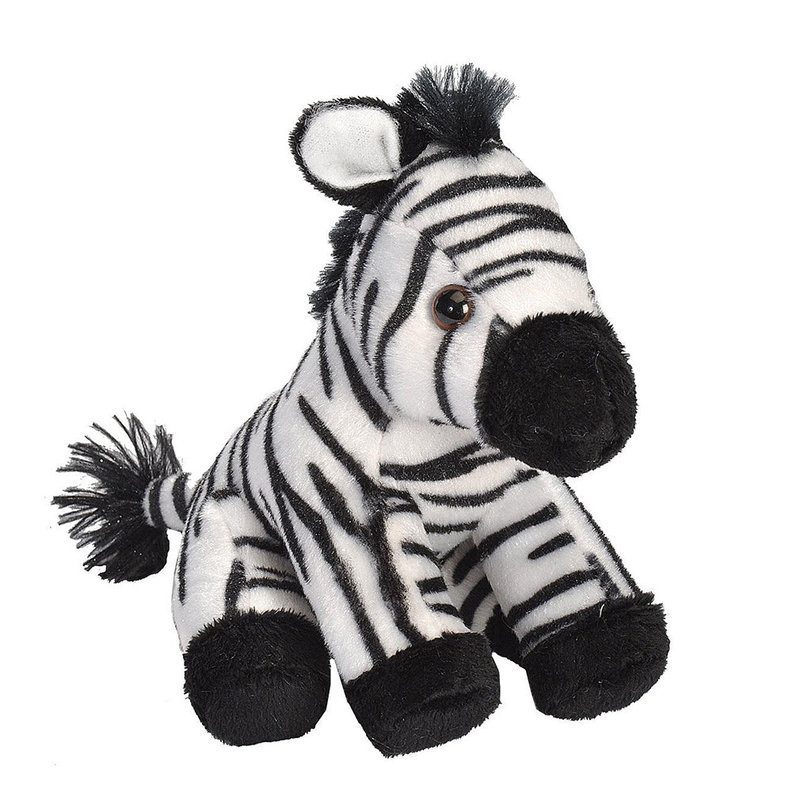 purple zebra stuffed animal