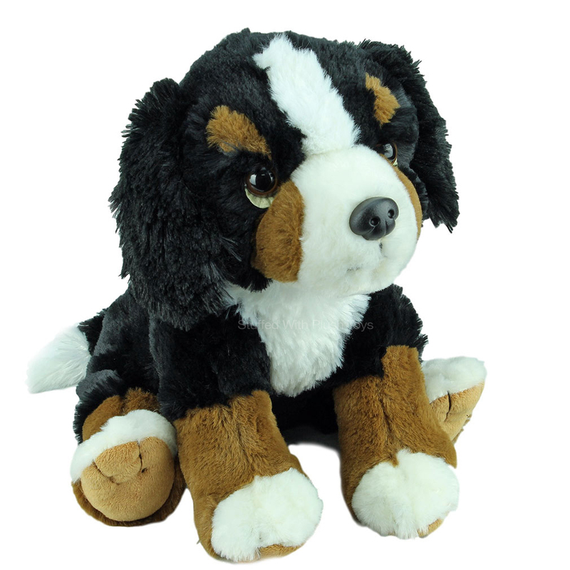 stuffed bernese mountain dog toy