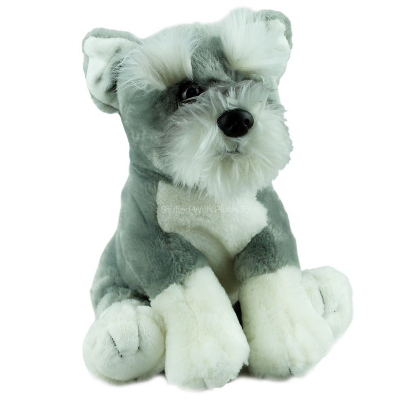 white schnauzer plush