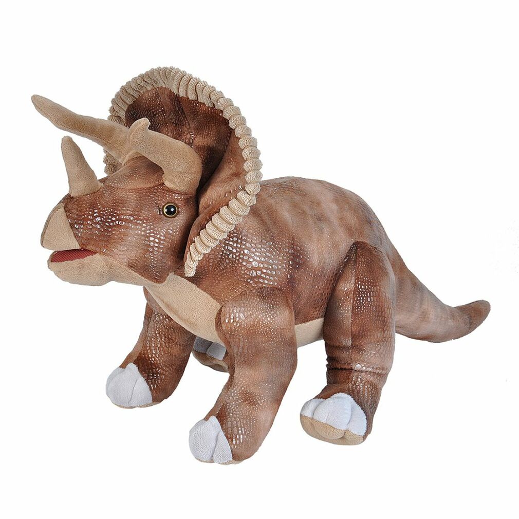 Triceratops Dinosaur large soft plush toy by Wild Republic