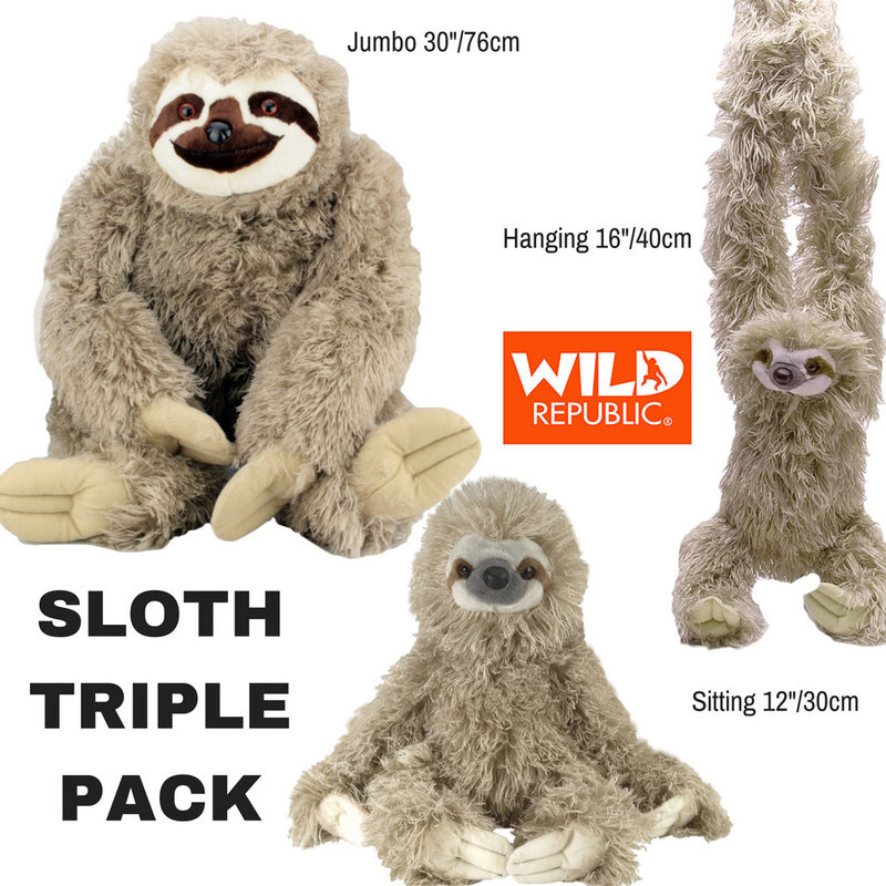 wild republic jumbo sloth