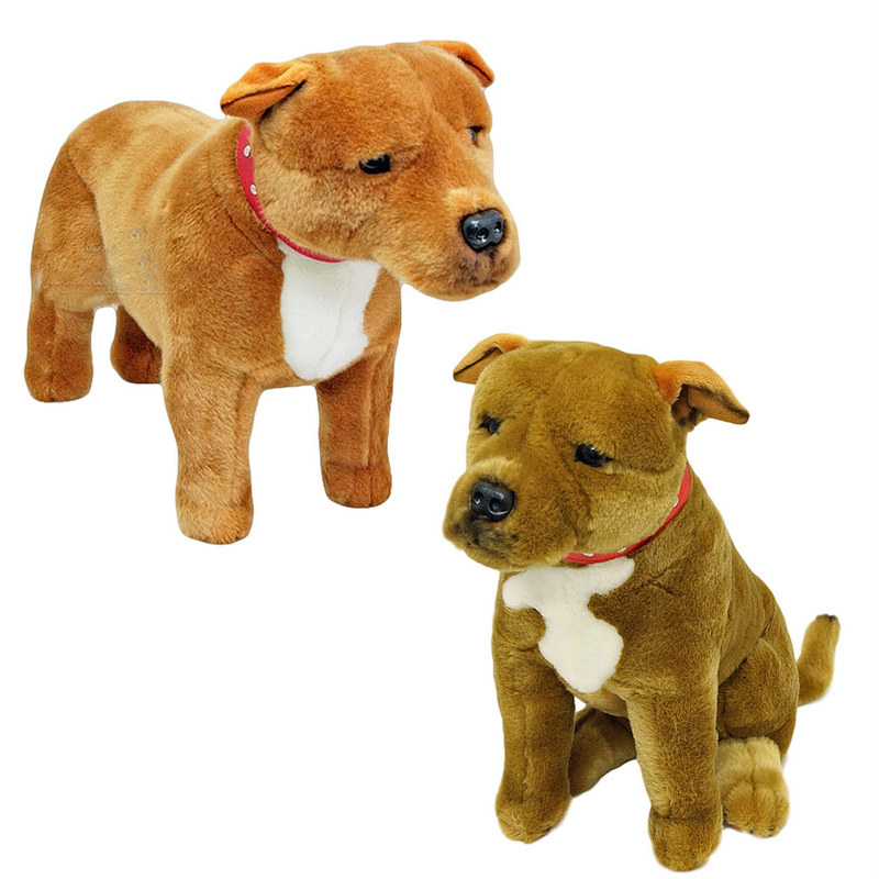 staffordshire bull terrier soft toy