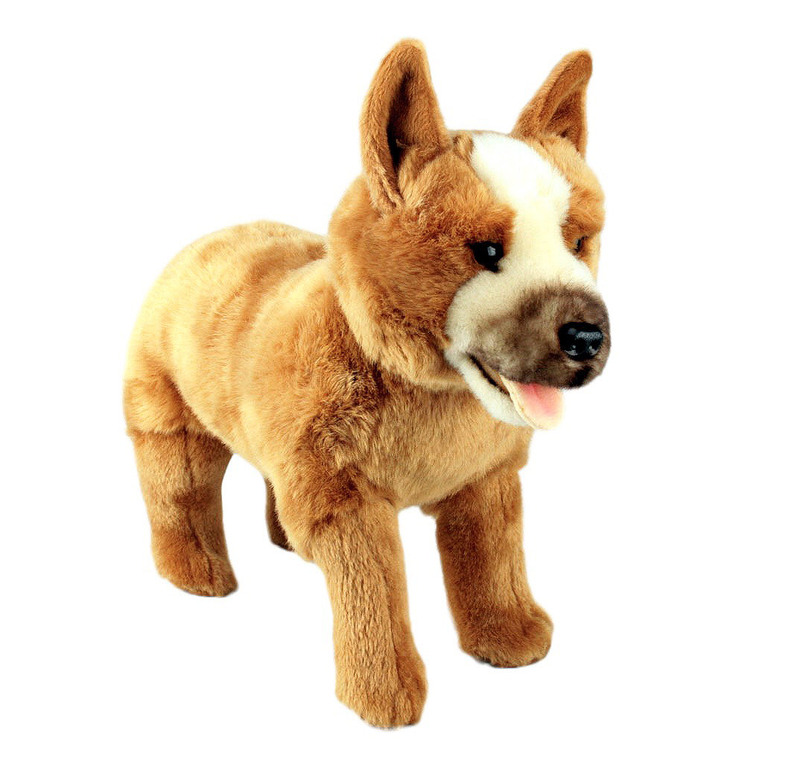 stuffed blue heeler dog