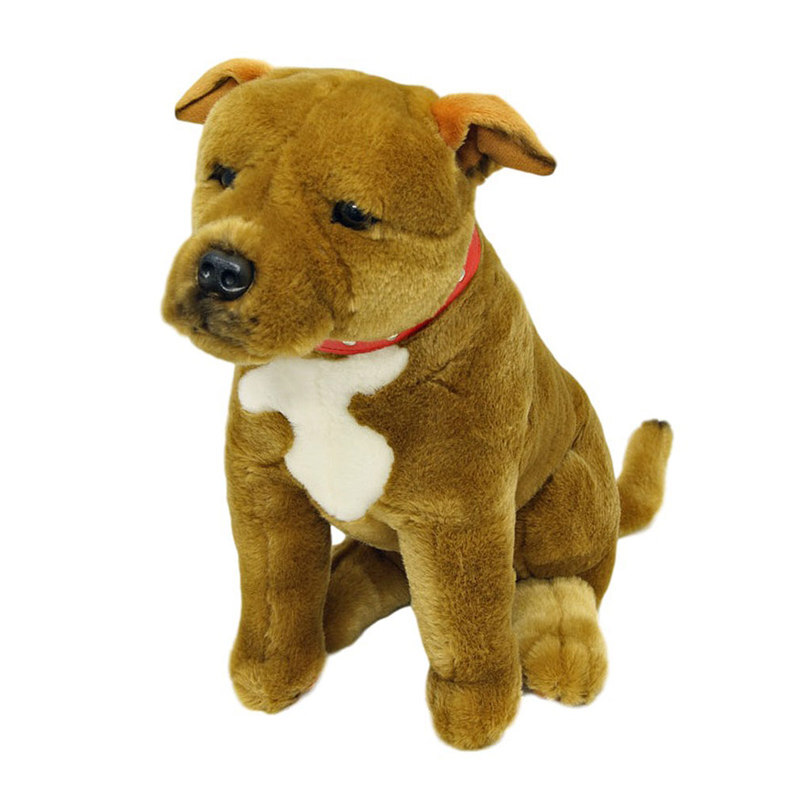 staffordshire bull terrier stuffed toy