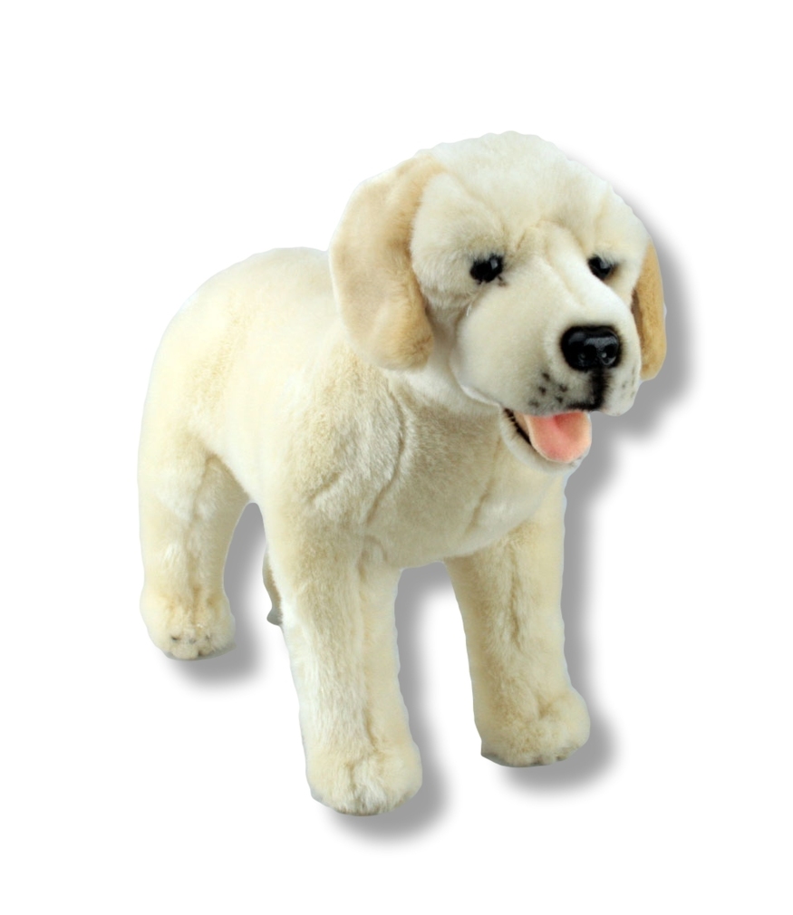 white puppy plush