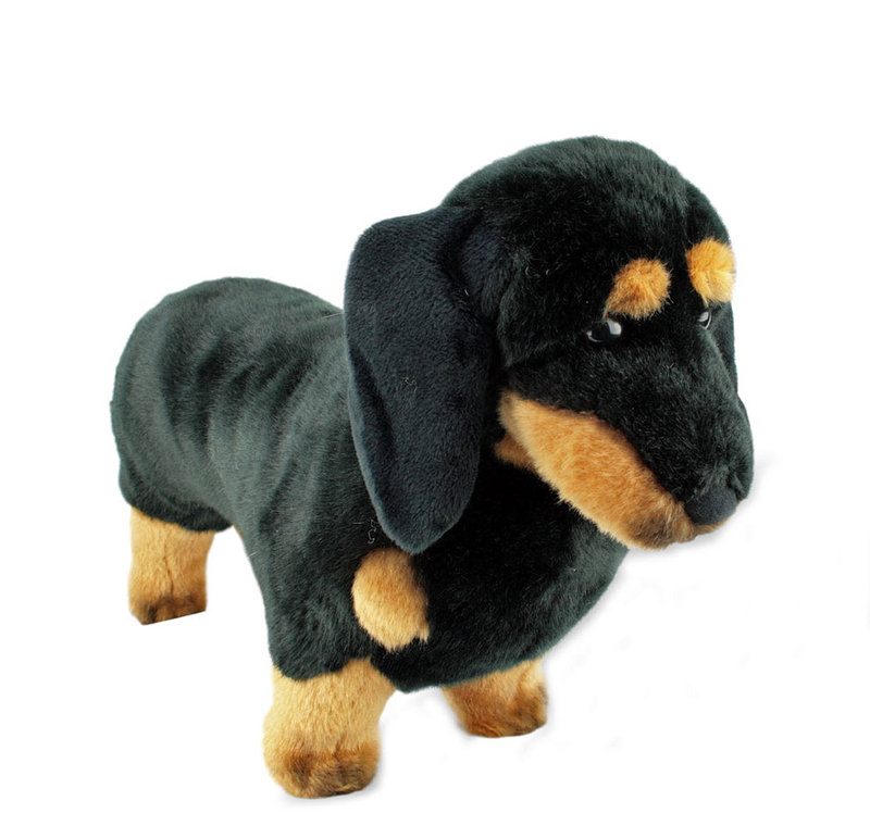 stuffed sausage dog toy