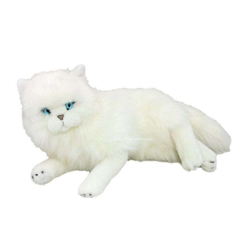 white cat stuffed animal