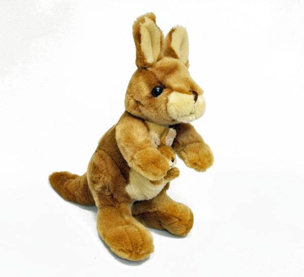 kangaroo and joey soft toy