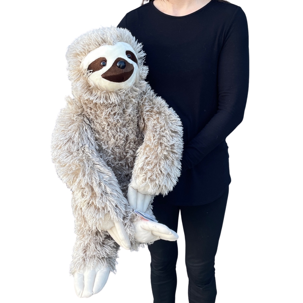 giant sloth plush toy