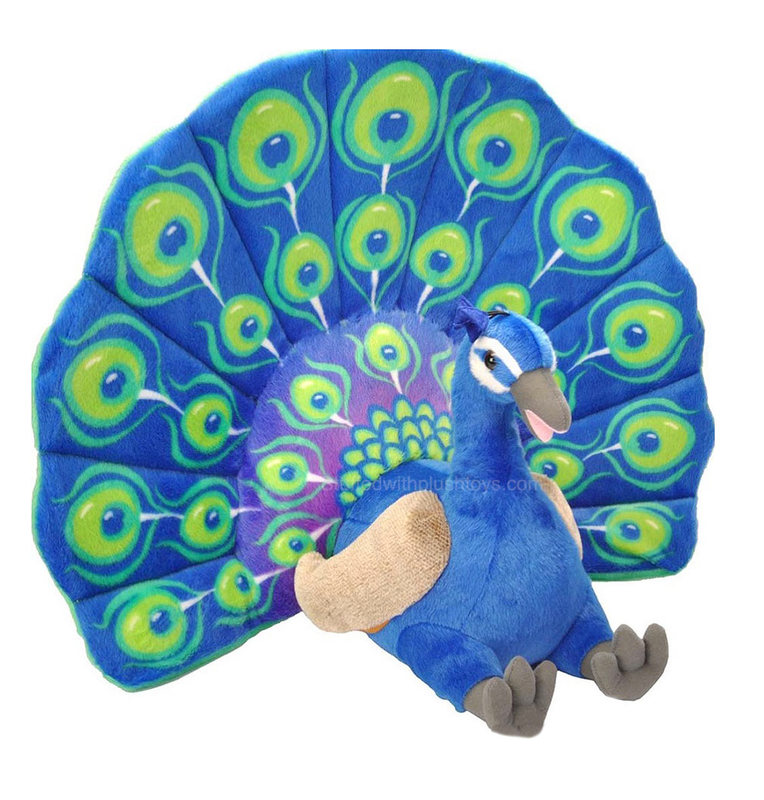 peacock stuffed animal