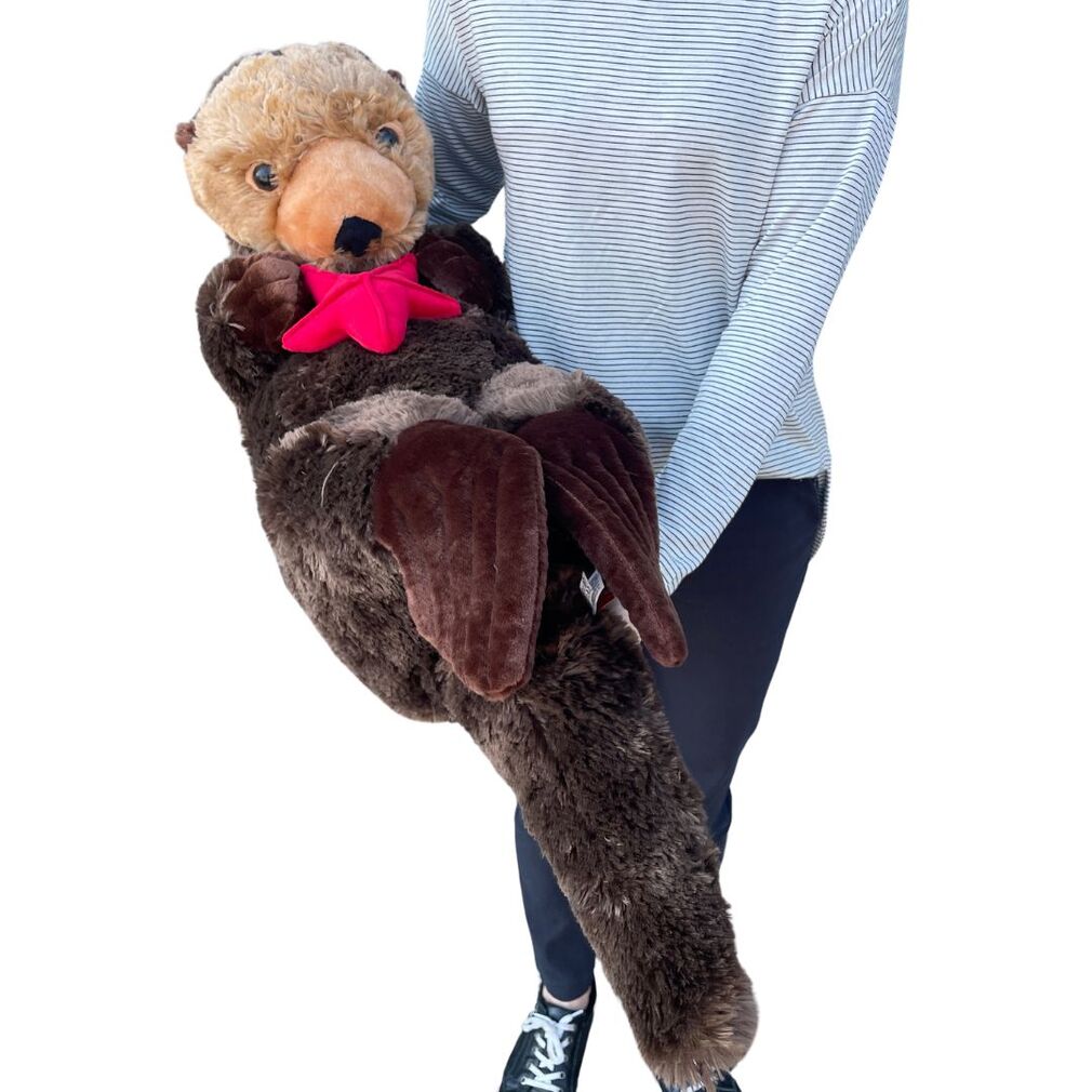 large stuffed otter