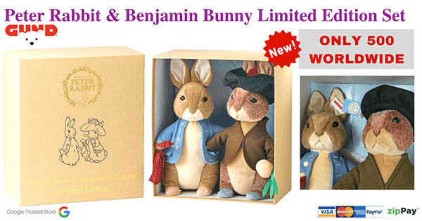 peter rabbit benjamin bunny soft toy