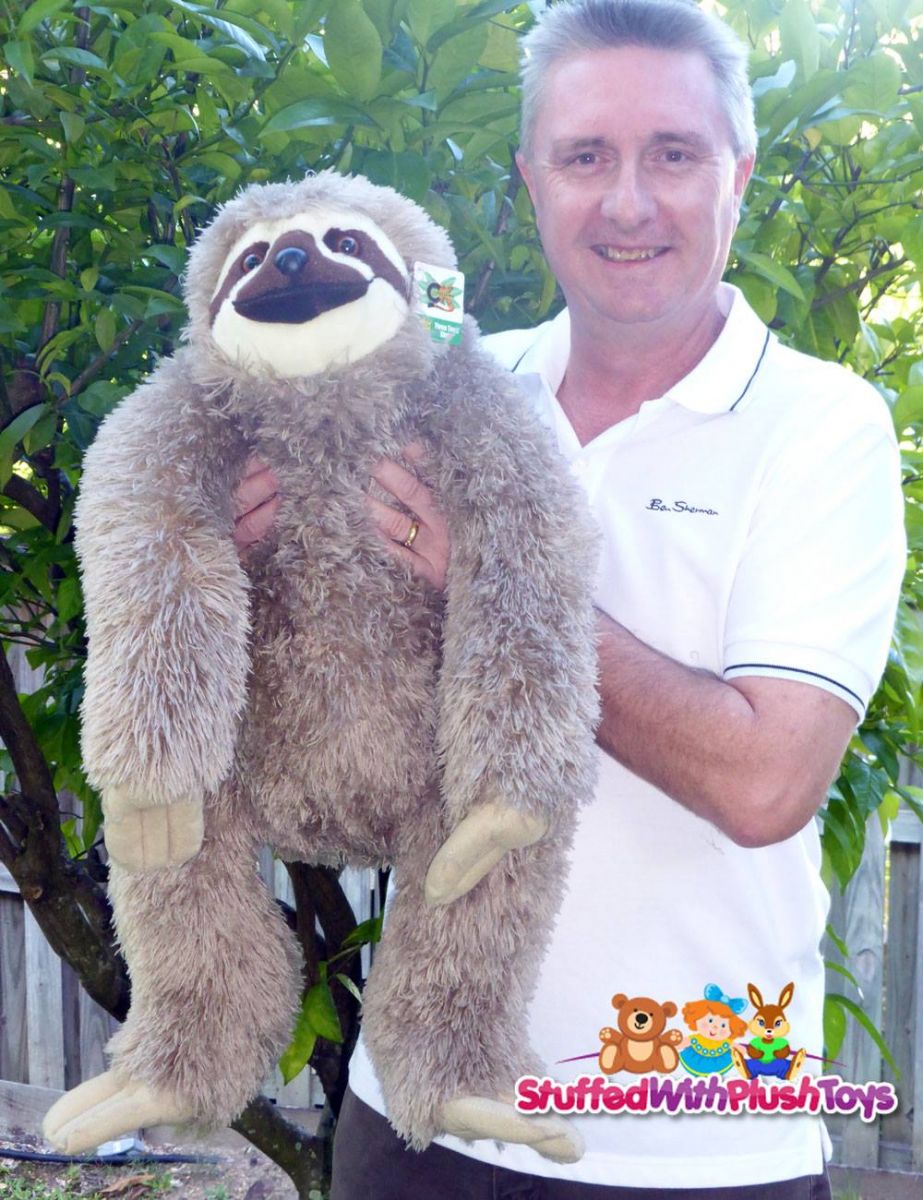 giant sloth plush toy