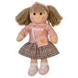 Personalised Rag Doll - Peach